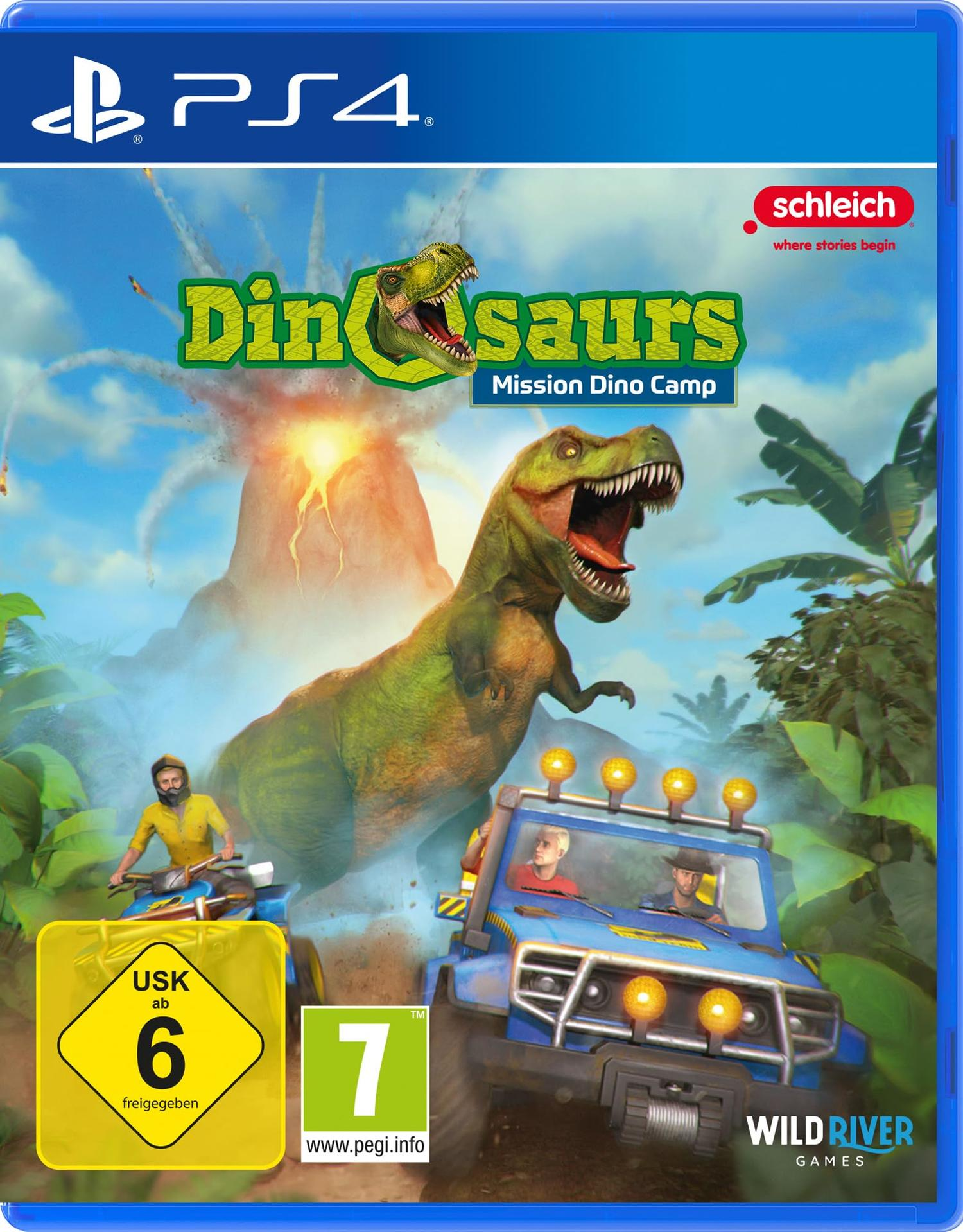 Mission [PlayStation Schleich Dino - PS4 4] Camp Dinosaurs