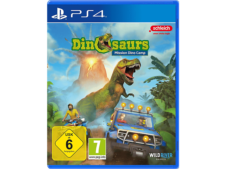 Mission [PlayStation Schleich Dino - PS4 4] Camp Dinosaurs