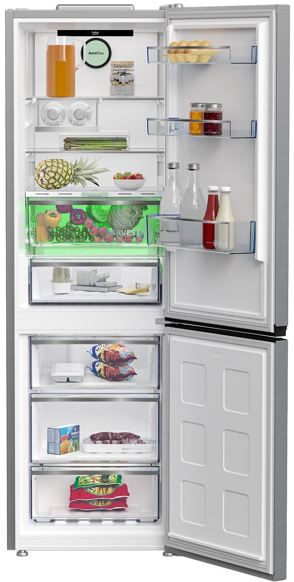 Lodówka BEKO B5RCNA365ZXB 186.5cm Srebrny No Frost HarvestFresh