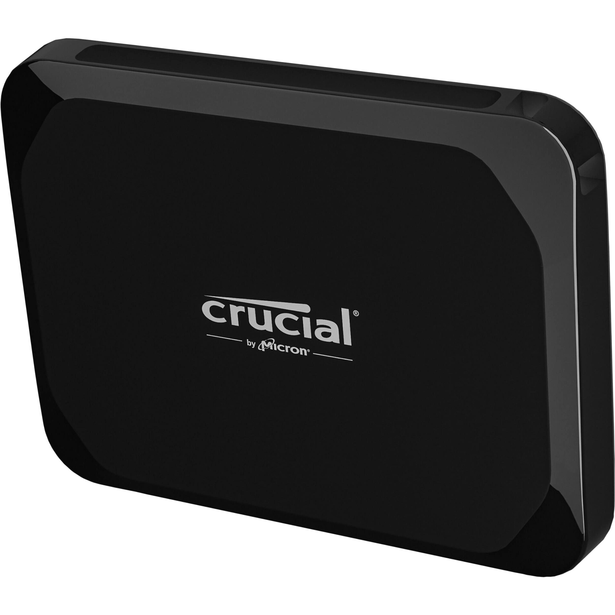 CRUCIAL 2 Schwarz Festplatte, SSD, extern, TB X9 Portable