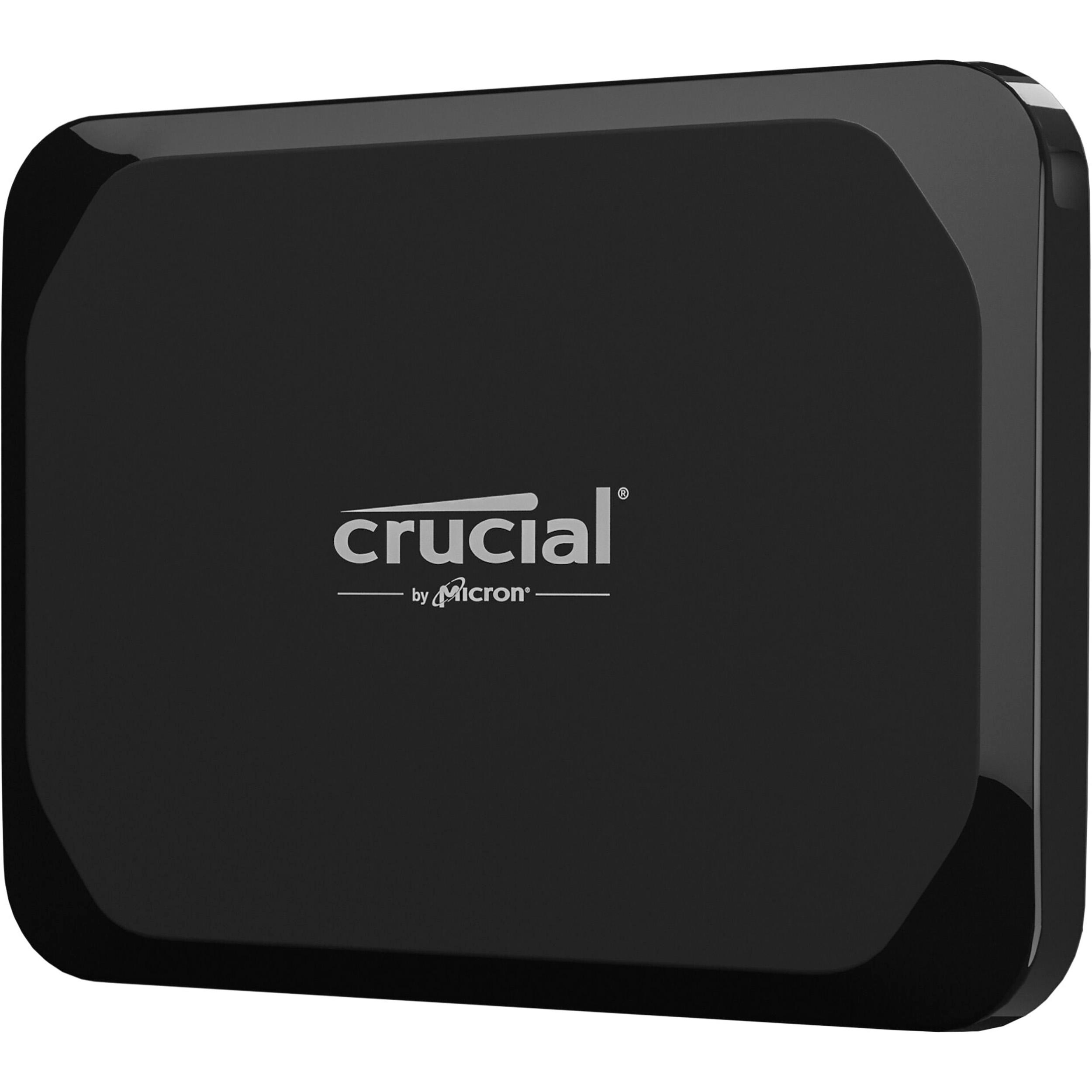 SSD, TB Portable 2 Festplatte, X9 extern, CRUCIAL Schwarz