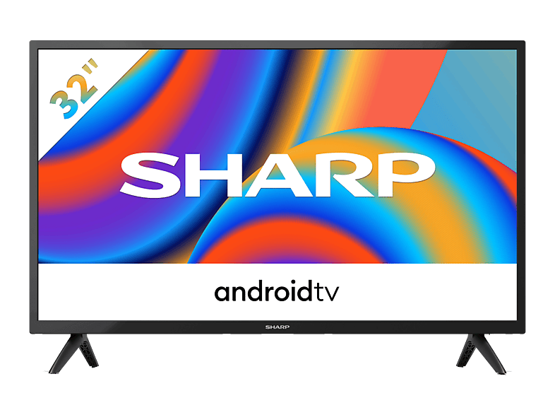 TV LED 32" Sharp Android TV, HD Ready, Asistente Google, Chromecast