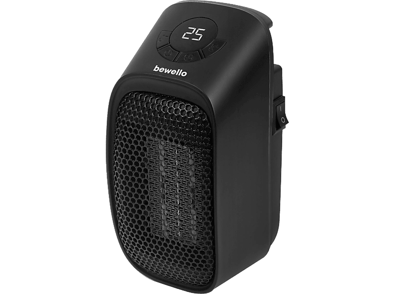 BEWELLO BW2102 Mini hősugárzó, 400 W, fekete