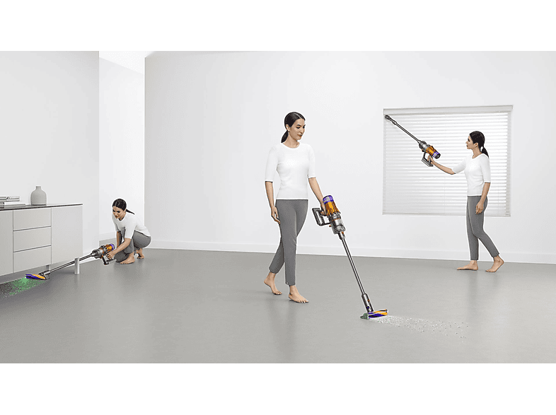 DYSON V12 Detect Slim Absolute Kablosuz Şarjlı Dikey Süpürge Sarı Nikel_6