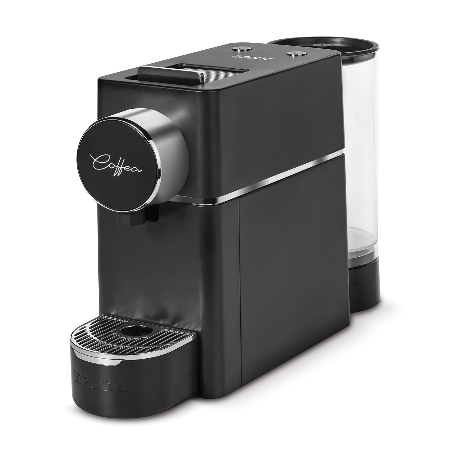 Polti Coffea S18B + 54 Pods Macchina Caffè Cialde, Nero