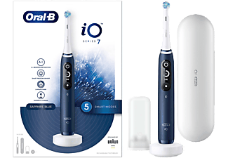 ORAL B iO 7 Şarjlı Diş Fırçası Safir Mavisi Manyetik Şarj ve Seyahat Kabı