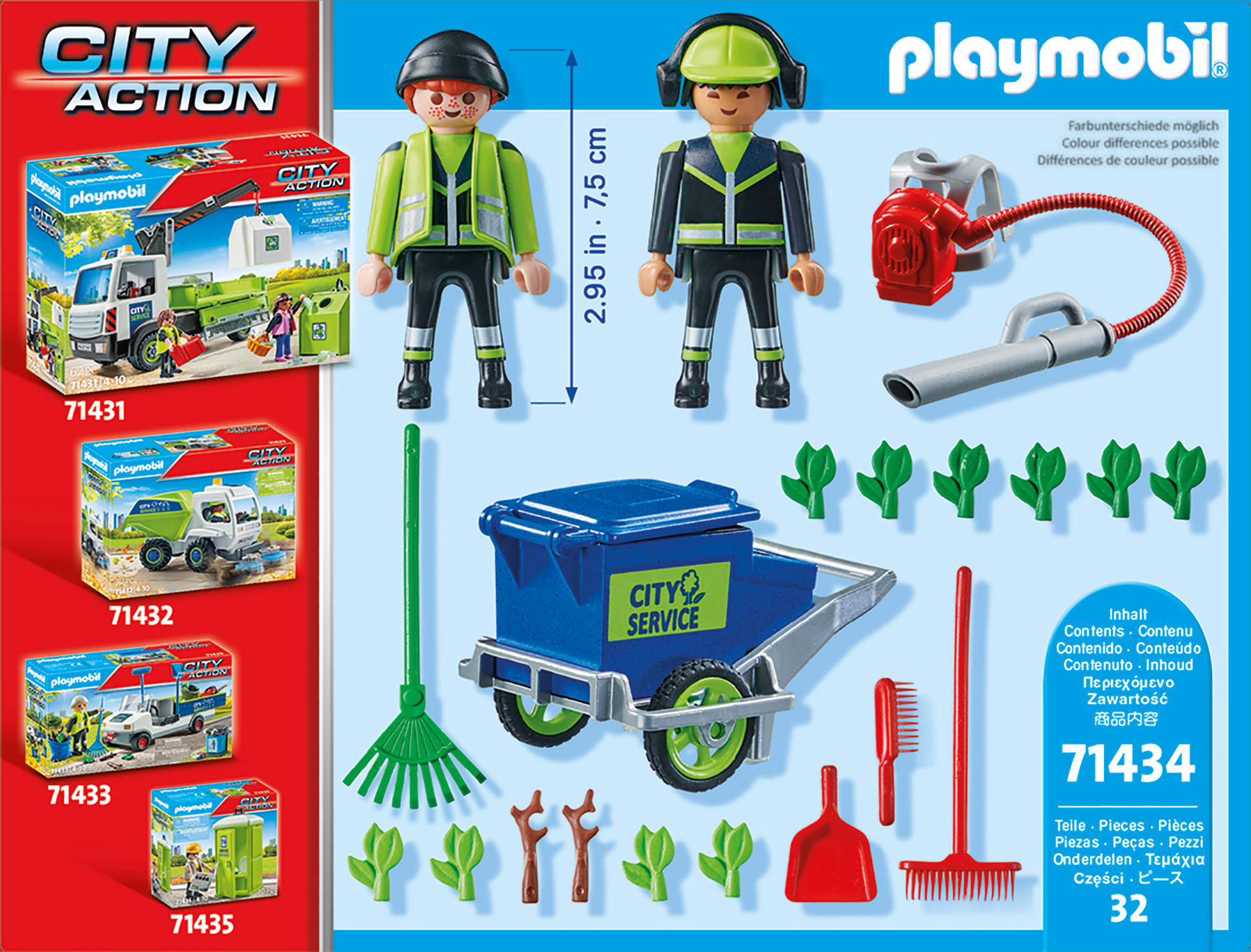 Playmobil City Action Set: Figuren, LKW, Wagen mit Zubehör und Boxen.