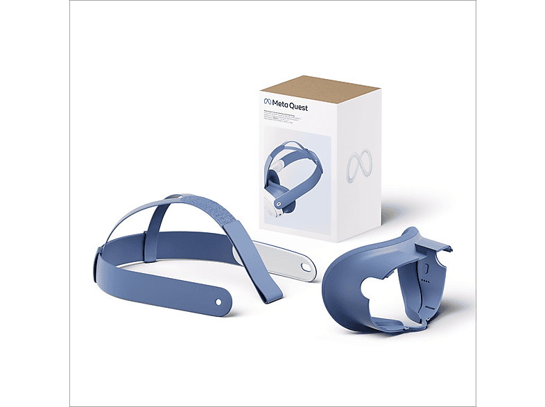 Meta Quest 3 Facial Interface & Head Strap, Elemental Blue