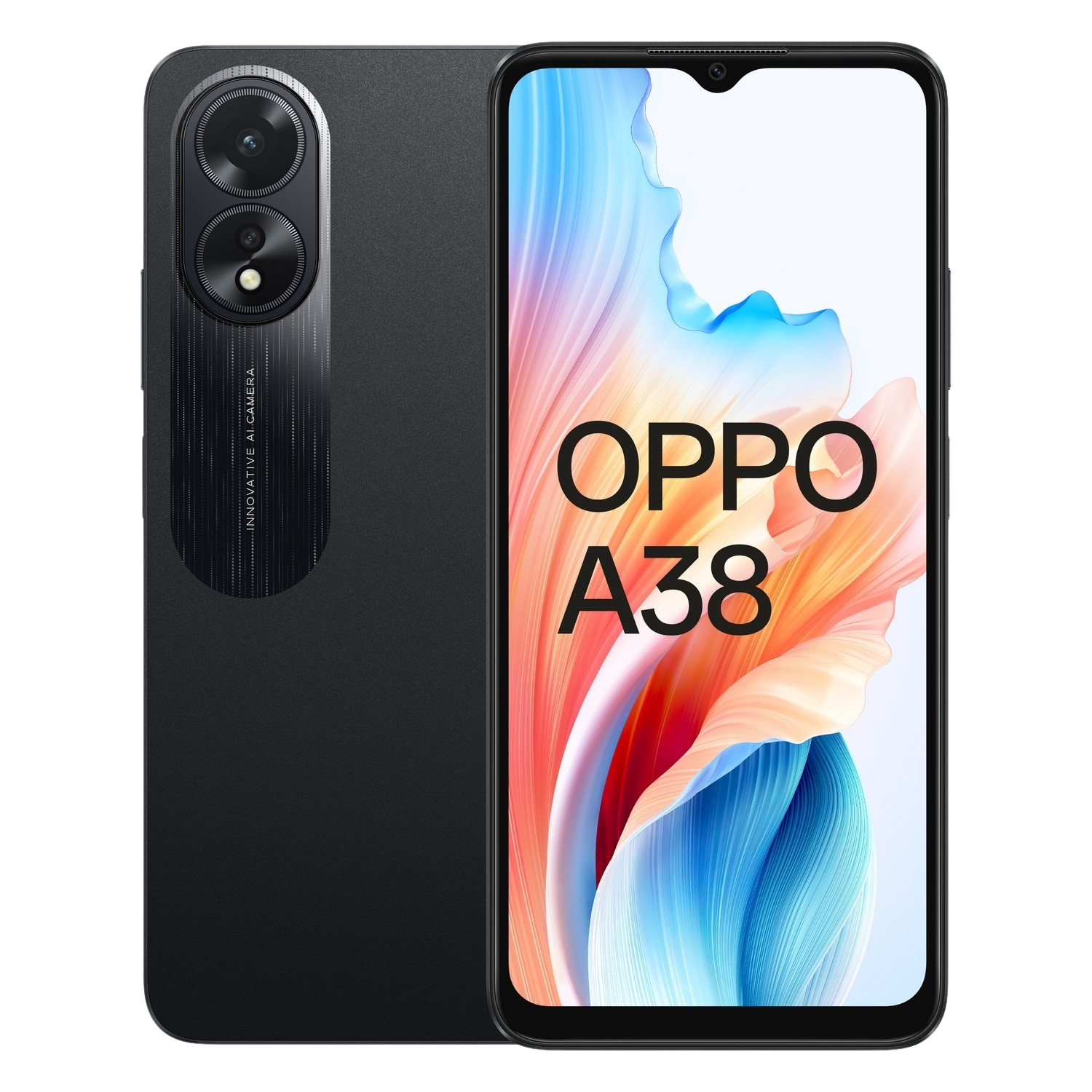 OPPO Smartphone A38 128 GB Glowing Black