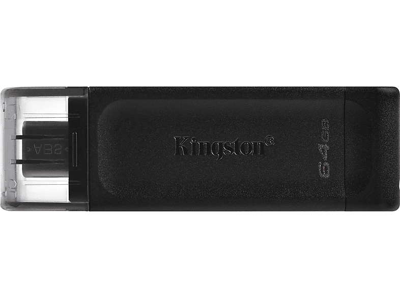 KINGSTON USB Stick DataTraveler 70, 64GB, USB-C, schwarz (DT70/64GB)