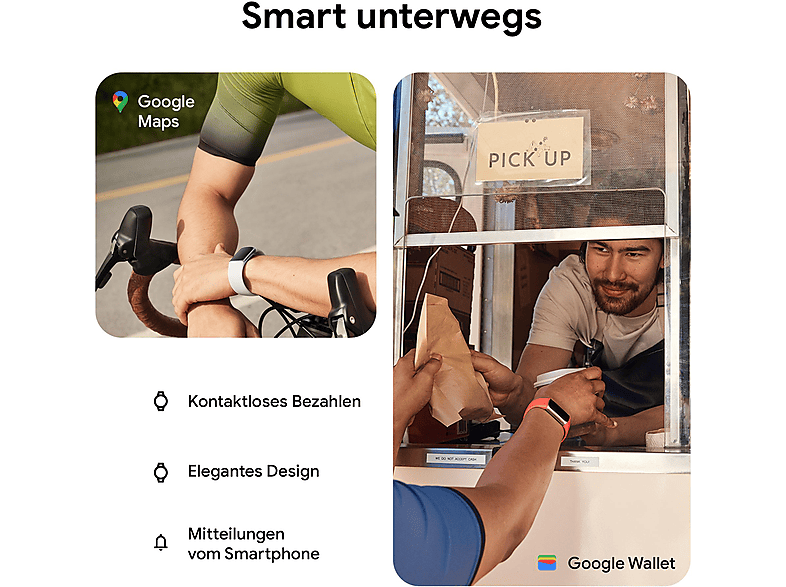 FITBIT Charge 6, Fitness Tracker, S, L, Obsidian