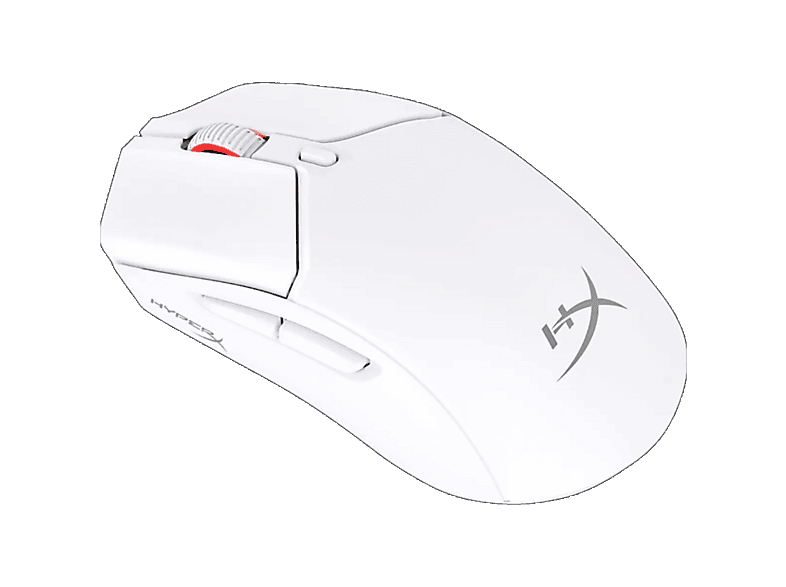 Ratón gaming - HyperX Pulsefire Haste 2, Inalámbrico, Bluetooth, 26000 ppp, Hasta 100 horas, PC, PS4, PS5, XBOX, Blanco