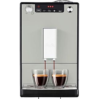 Cafetera superautomática - Melitta E 950-777, 1400 W, 2 tazas, Sistema extracción aroma, Molinillo integrado, Inox