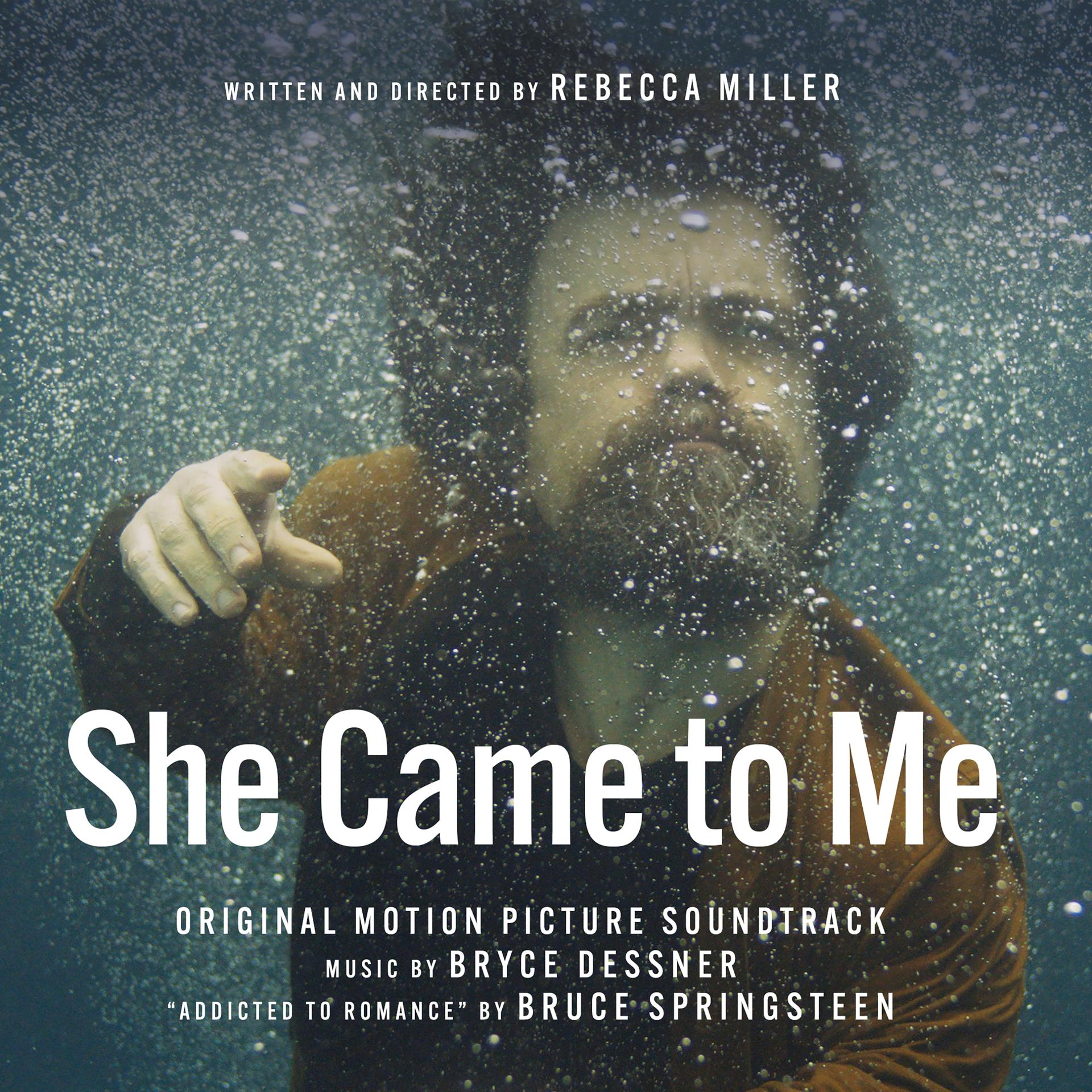Filmposzter: Egy víz alatti férfi a nézőre mutat. Cím: She Came to Me.