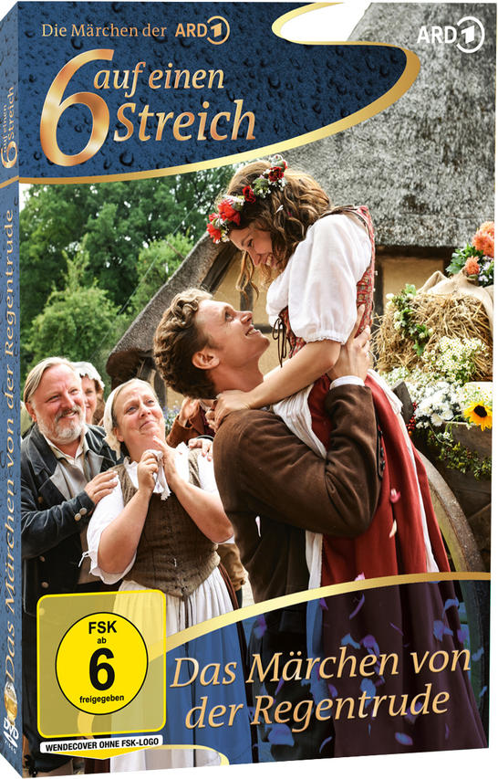 DVD-Cover. Ein Paar umarmt sich. Text: Das Märchen von der Regentruide. ARD-Logo.