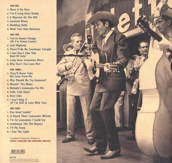 Ein Vintage-Albumcover mit einem Mann, der Gitarre spielt, und anderen Musikern.