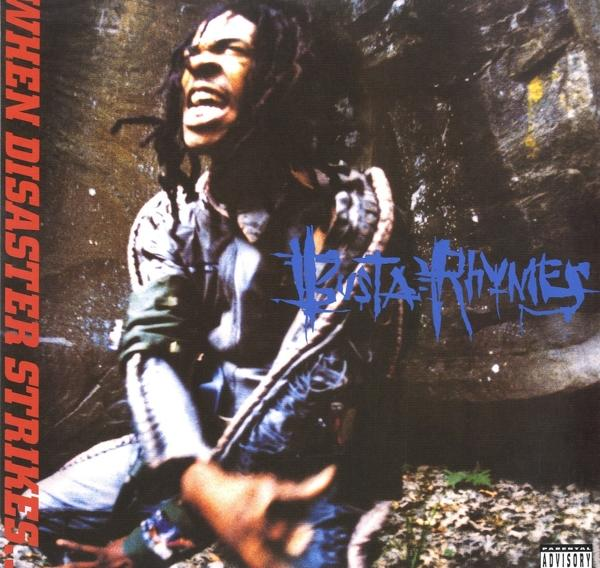 Albumcover mit schreiendem Mann, Graffiti-Hintergrund und dem Schriftzug "When Disaster Strikes".