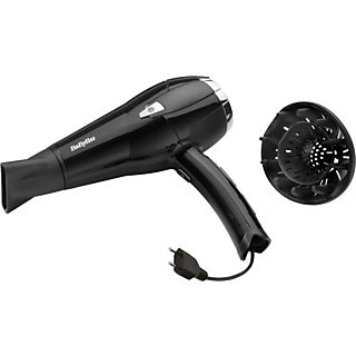 BABYLISS D374DCHE Retracord System - Haartrockner (Schwarz)