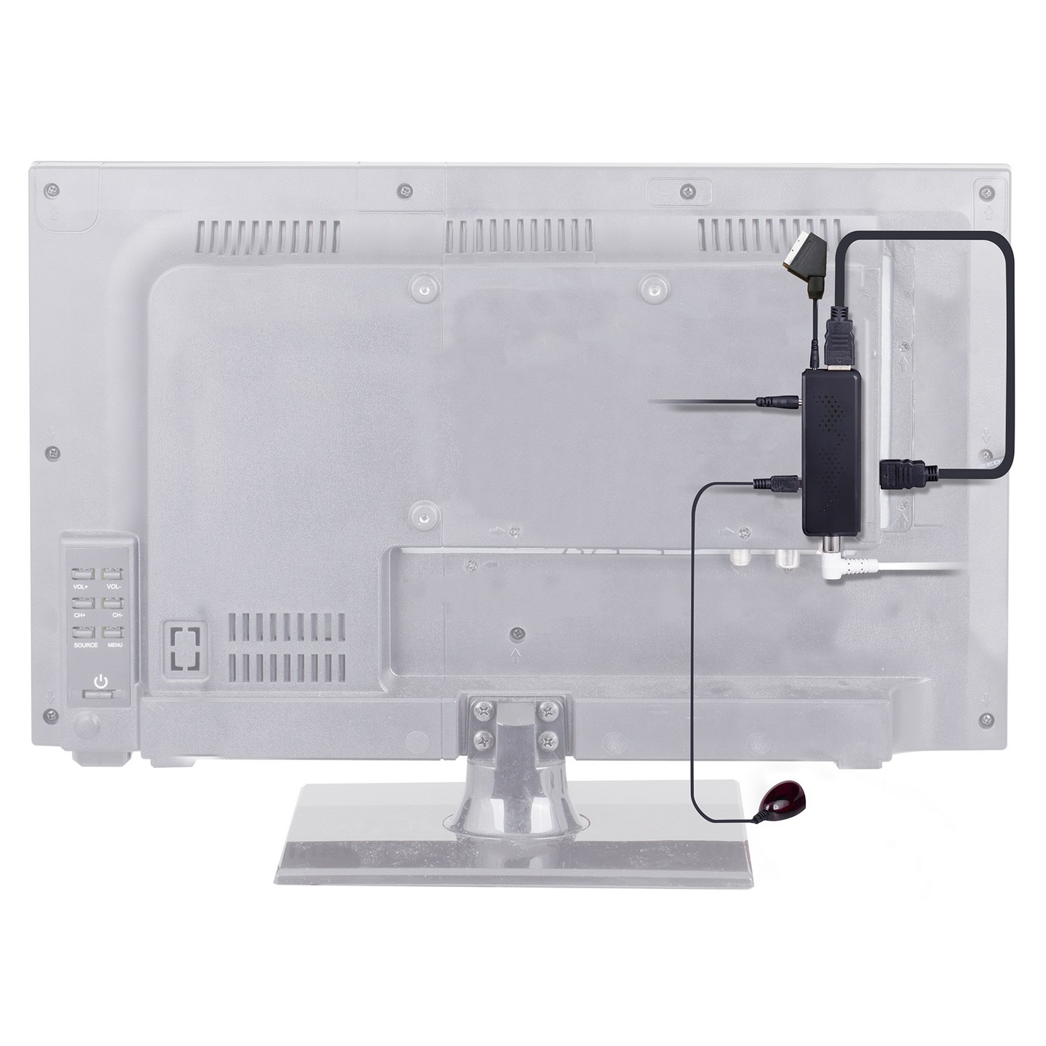 TREVI Mini décodeur DVB-T2 HD HEVC-H.265 10Bit (HE3361T2)