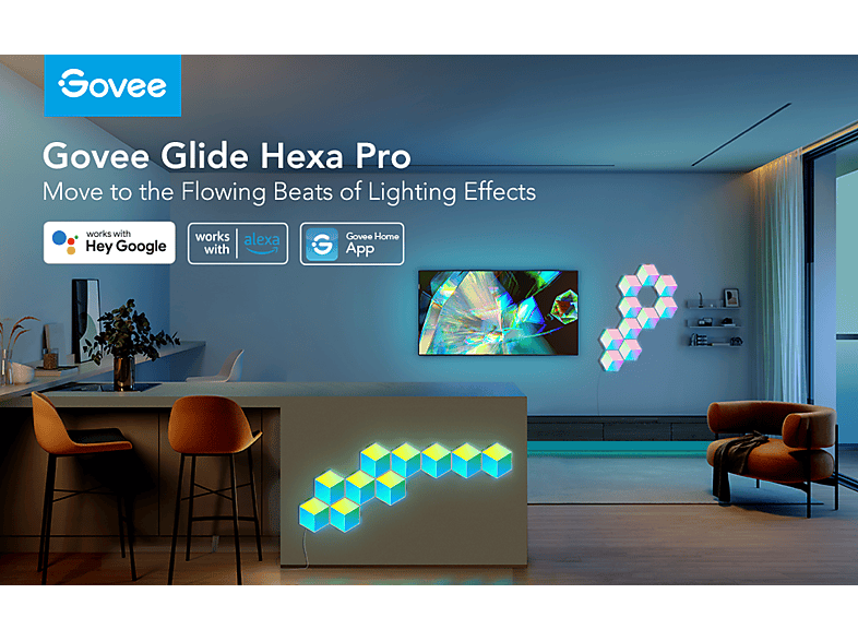 GOVEE Glide Hexa Pro LED Panel Aydınlatma Beyaz_2