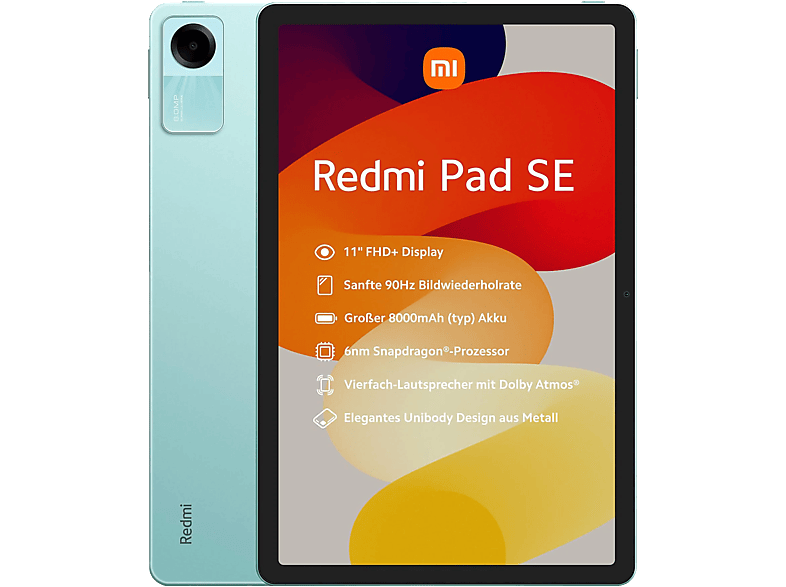 XIAOMI REDMI PAD SE 11" 128GB WiFi Zöld Tablet (VHU4453EU)