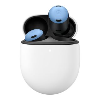 Auriculares de botón - Google Pixel Buds Pro, 11h Autonomía de reproducción, Estuche de carga USB-C, Resistencia IPX4, Celeste