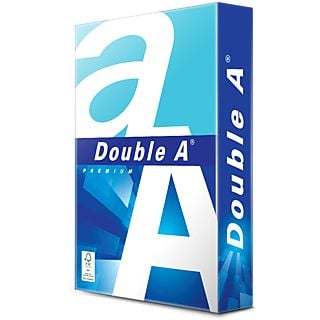 Papel Din A4 - Double A Premium, 80 g, 500 hojas, Blanco