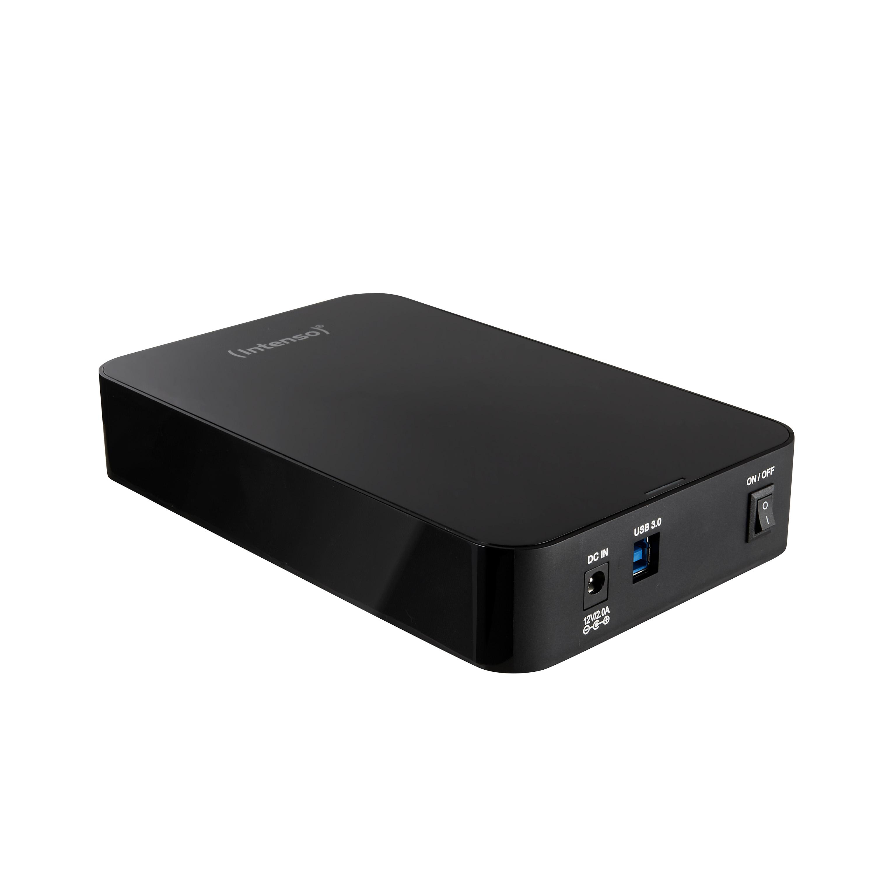 INTENSO Memory Center Festplatte, 16 TB HDD, 3,5 Zoll, extern, Schwarz