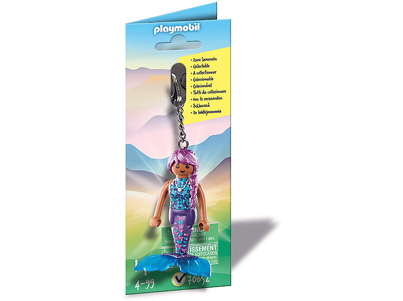 PLAYMOBIL 70652 Schlüsselanhänger Meerjungfrau Schlüsselanhänger, Mehrfarbig