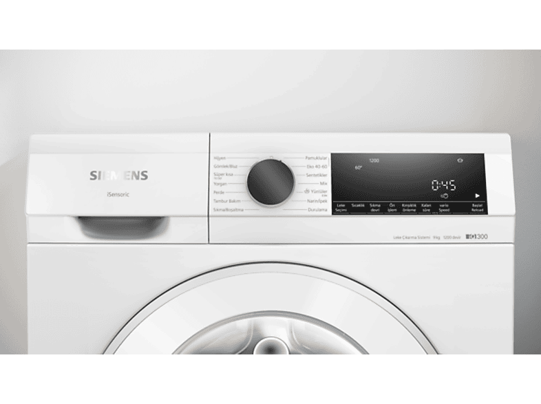 SIEMENS WG42A1X2TR A Enerji Sınıfı 9 Kg 1200 Devir Çamaşır Makinesi Beyaz_1