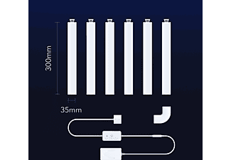 GOVEE Glide RGBIC Duvar Aydınlatma Bar 6+1_5