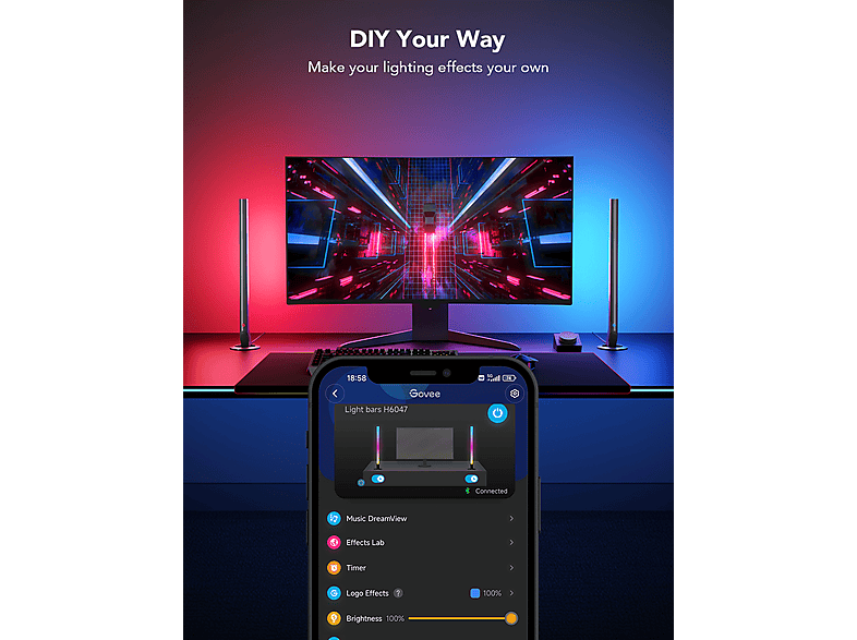 GOVEE Akıllı Gaming Dikey Aydınlatma_2