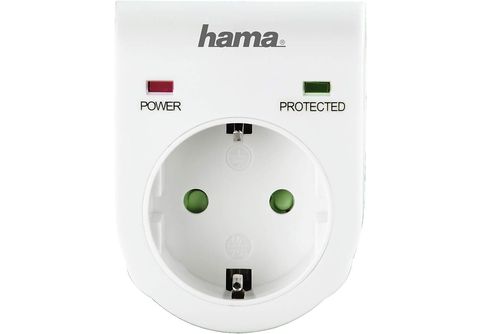 Adaptador enchufe  World to Europe Hama, 1 entradas USB, 250 V