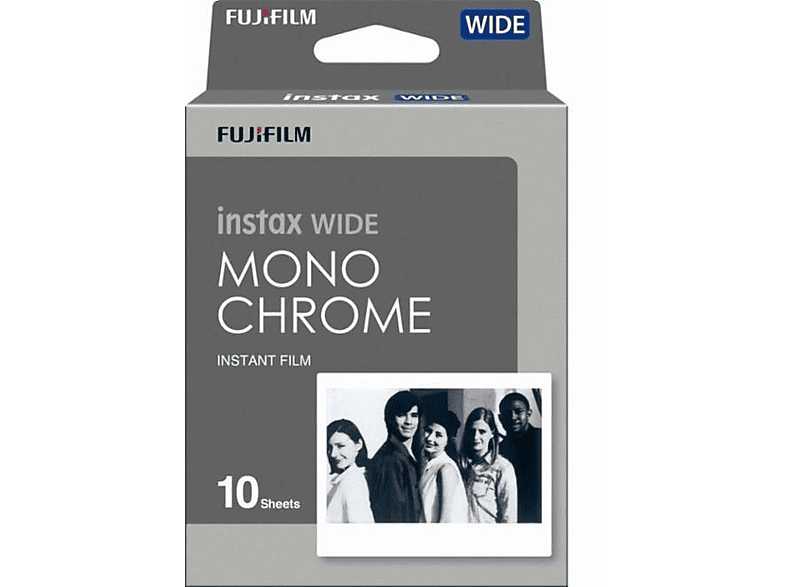 Zdjęcia - Pozostałe akcesoria fotograficzne Fujifilm Wkład  Instax Wide Monochrome 10szt Biały 