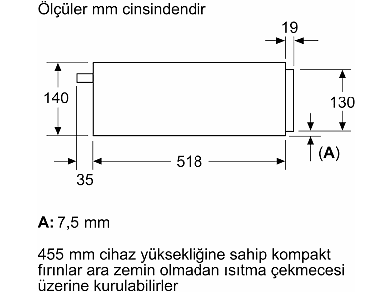 BOSCH BIC7101B1 Sıcak Tutma Çekmecesi Fiyat & Özellik | MediaMarkt