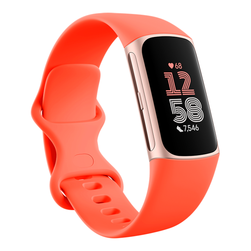FITBIT Charge Tracker de fitness (Coral/Champagne Gold