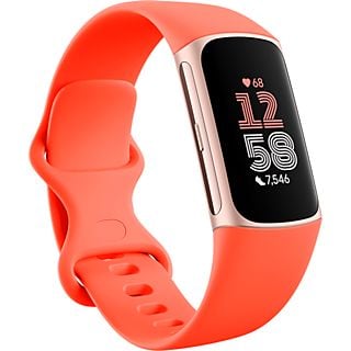 FITBIT Charge 6 - Tracker de fitness (Coral/Champagne Gold)