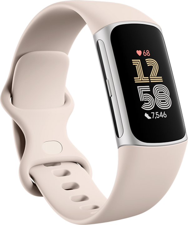 FITBIT Charge 6 | Fitness-Tracker (Porcelain/Silber)