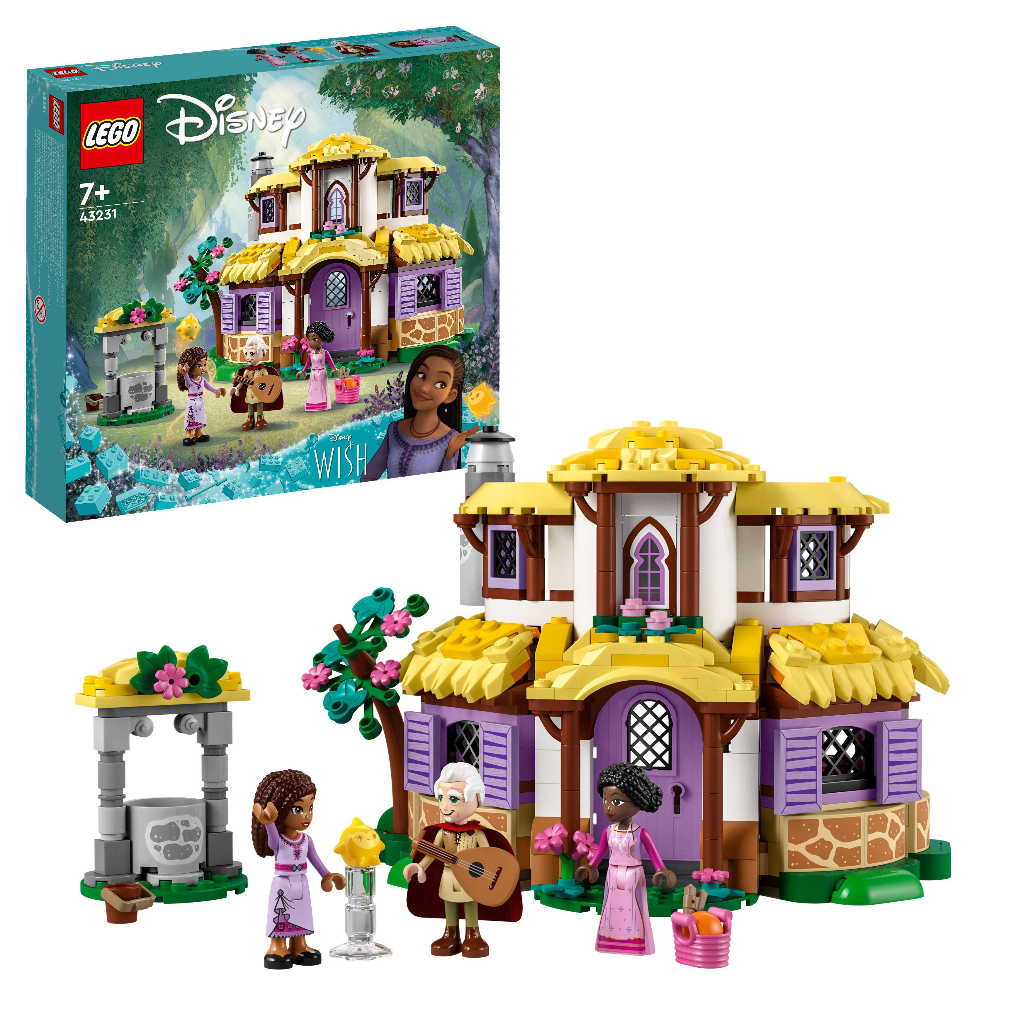Häuschen Mehrfarbig Disney LEGO Bausatz, Ashas 43231