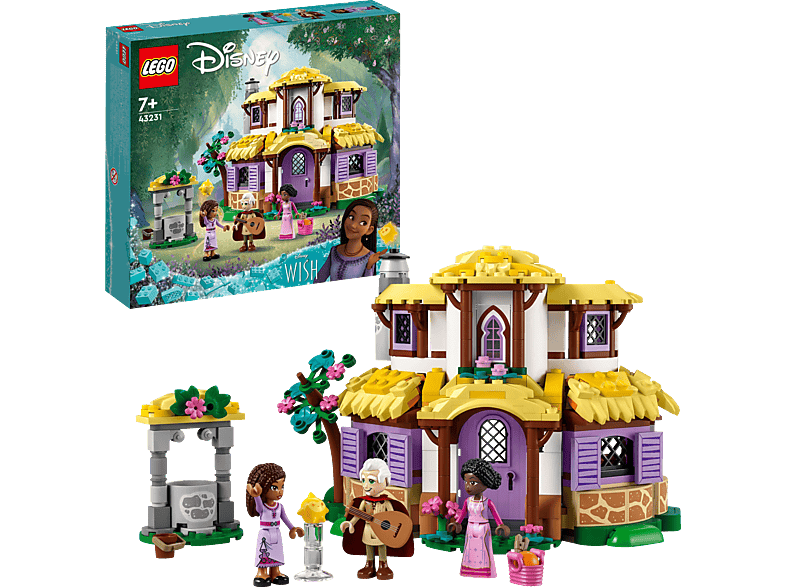 Disney Mehrfarbig LEGO Ashas Häuschen Bausatz, 43231