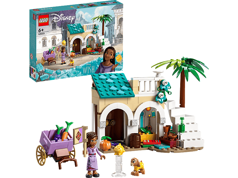 LEGO Disney 43223 Asha in der Stadt Rosas Bausatz, Mehrfarbig