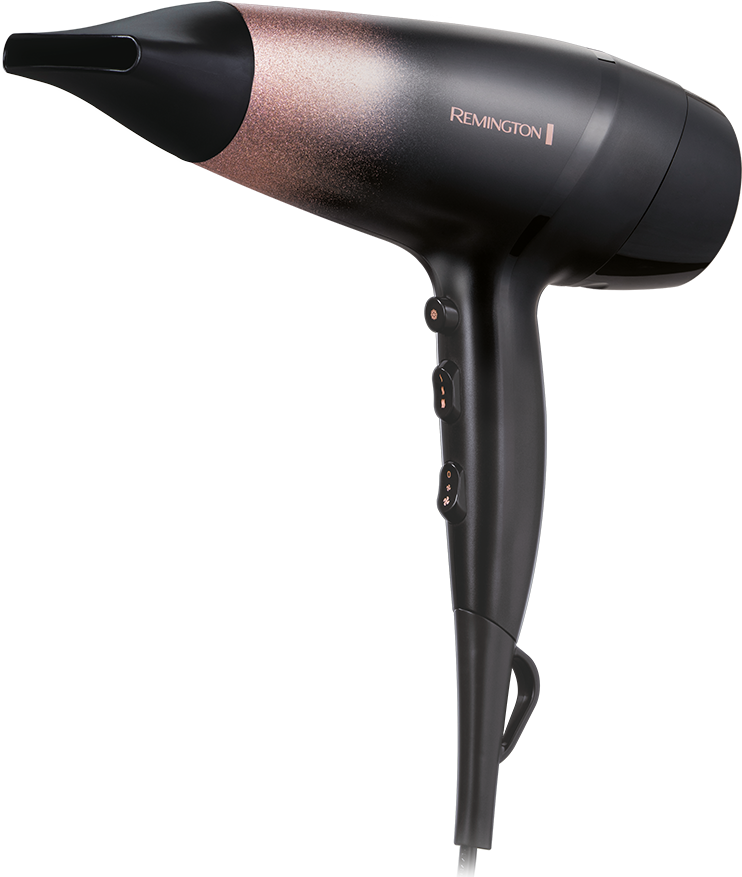REMINGTON D5305 Rose Shimmer hajszárító, 2200 W, fekete/rózsaszín