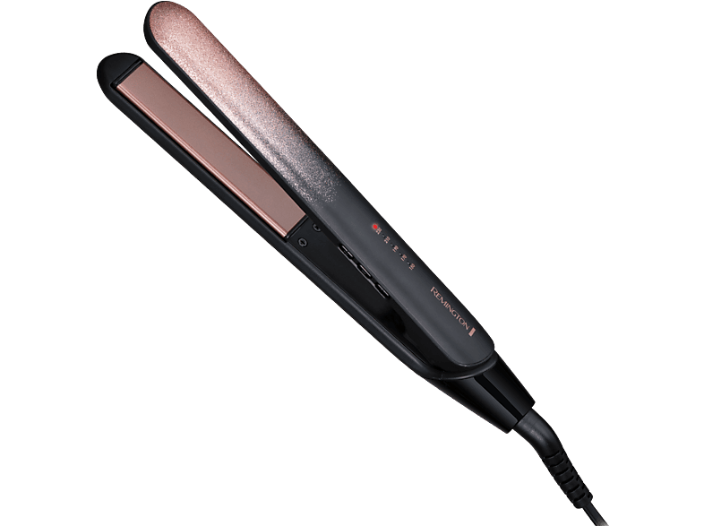 REMINGTON S5305 Rose Shimmer hajvasaló, fekete/rózsaszín, max 230°C