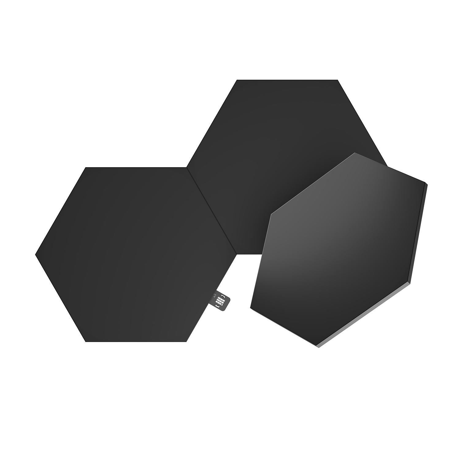 Pannelli Luminosi Nanoleaf Hexagons black (3 agg)