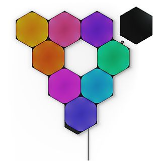 PANNELLI LUMINOSI NANOLEAF Hexagons black starter x9