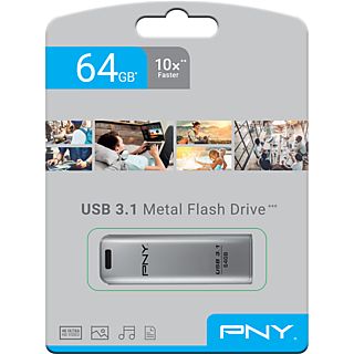 PNY USB 3.1 Elite Steel 64 GB