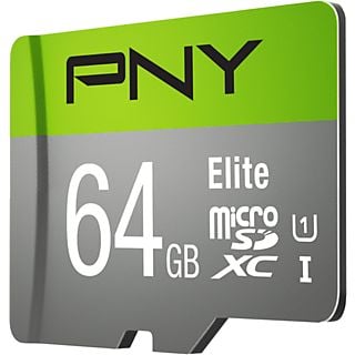 PNY microSD cl10 100mb/s 64 GB+ adapter