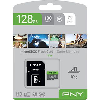 PNY microSD cl10 100mb/s 128 GB+ adapter