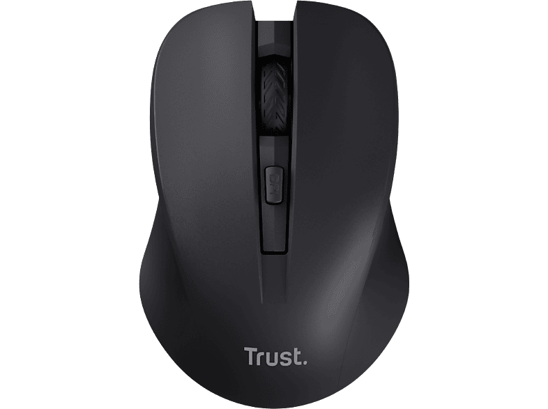 Trust Draadloze Stille Mydo Muis Eco Zwart afbeelding
