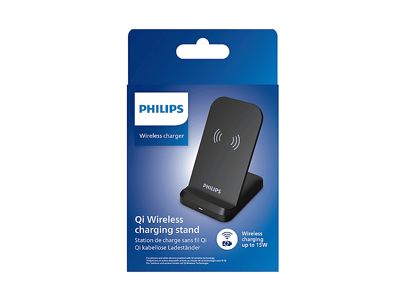 PHILIPS DLP9212 15W Wireless Dikey Şarj Standı Siyah_4